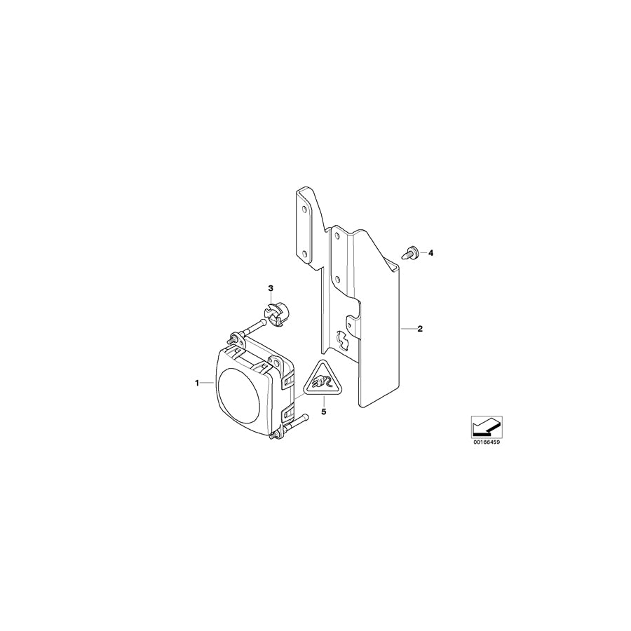 Genuine BMW 66316762519 E63 E64 Bracket F Acc 2 (Inc. 630i, 650i & M6) | ML Performance EU Car Parts