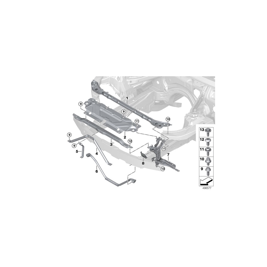 Genuine BMW 51647422288 G20 G21 Crosslink, Front (Inc. M340iX, 330d & M340i) | ML Performance EU