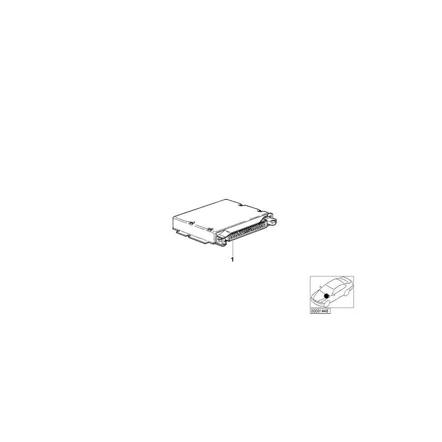 Genuine BMW 12147539336 E39 Exch. Control Unit Dme Programmed ME7.2 (Inc. 540i & 540iP) | ML Performance EU Car Parts