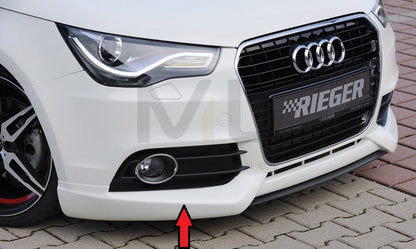 Rieger 00044100 Audi 8X A1 Front Splitter 1 | ML Performance EU Car Parts