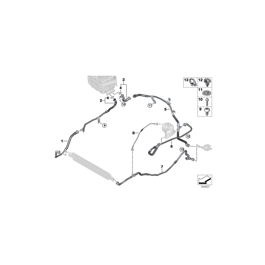 Genuine BMW 17128642529 G21 G05 G30 O-Ring 16,7X2,6 (Inc. M340i, 318d & 320dX) | ML Performance EU