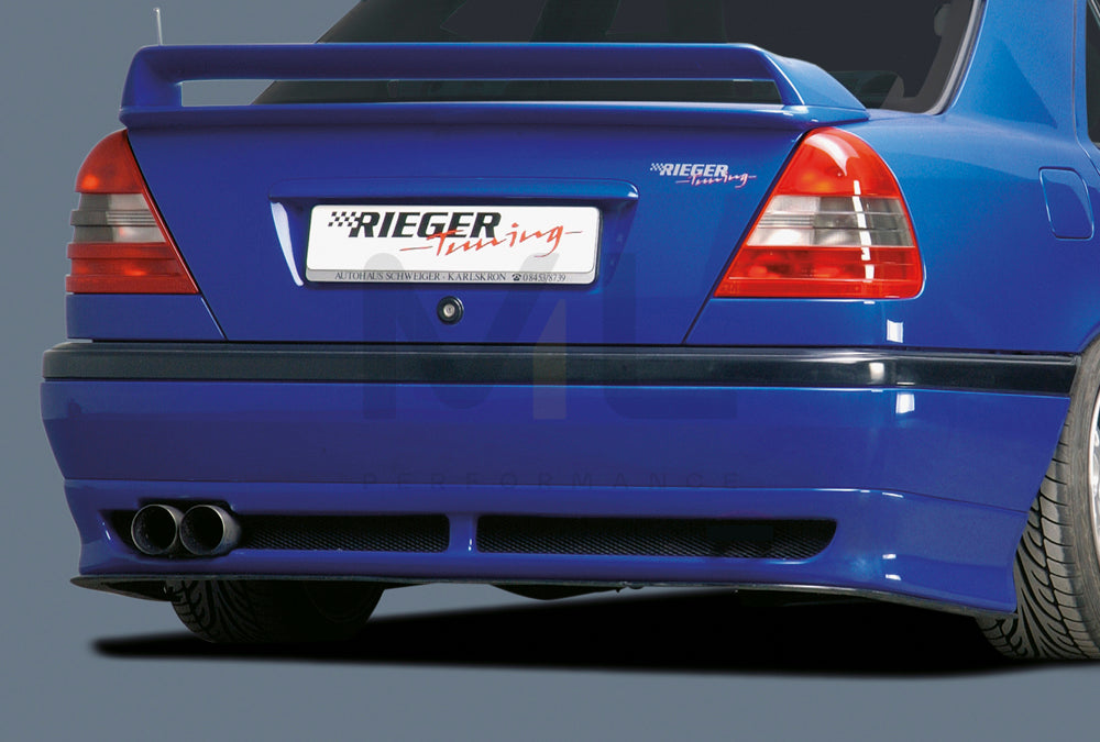 Rieger 00025025 Mercedes-Benz W202 C-Class Rear Diffuser 3 | ML Performance EU Car Parts