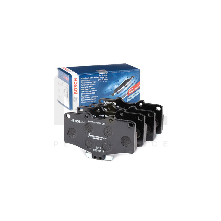 Bosch 0986424268 Brake Pad Set With Acoustic Wear Warning BP130 | ML Performance Car Parts