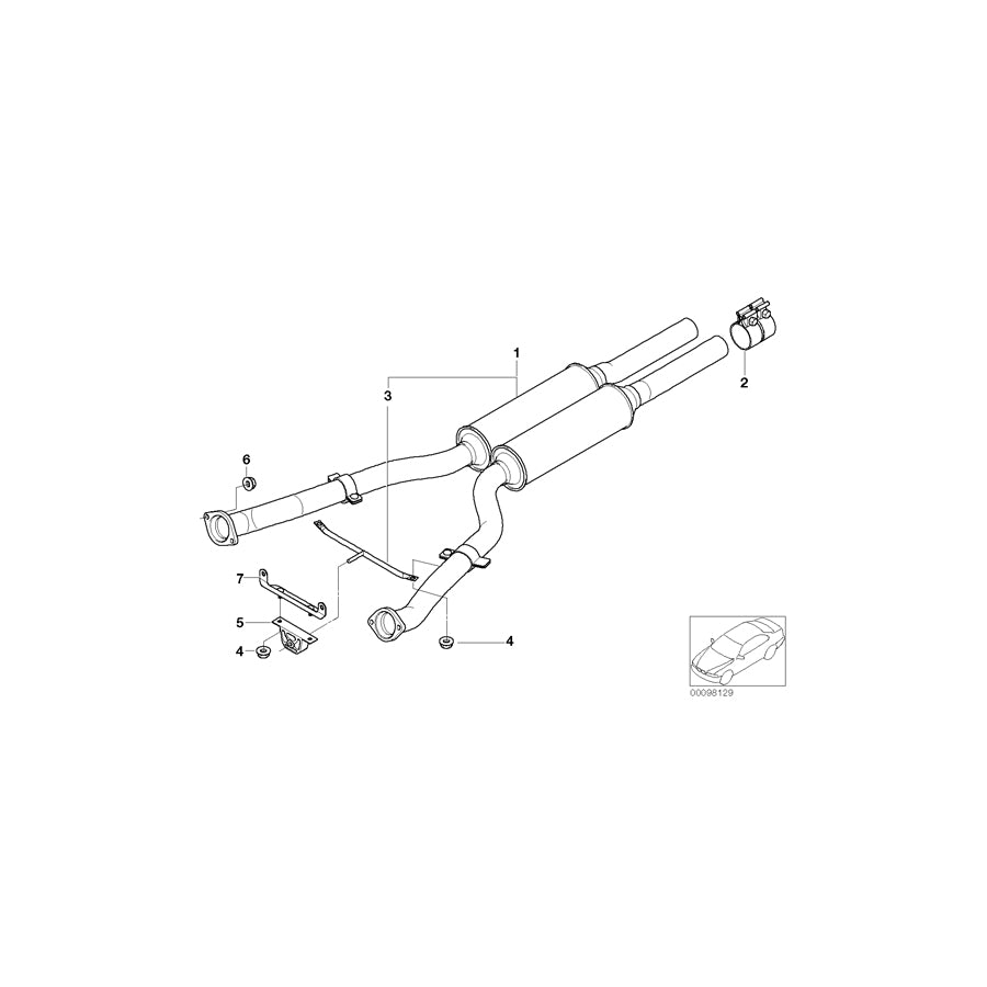 Genuine BMW 18207505781 E66 E67 Bracket (Inc. Phantom EWB, 740i & Drophead) | ML Performance EU
