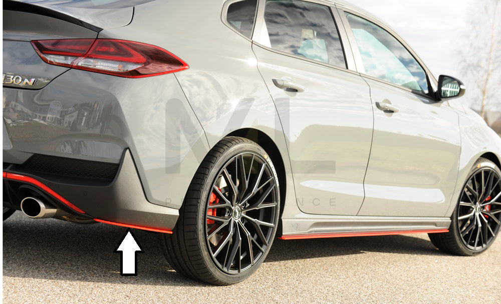 Rieger 00076008 Hyundai Rear Side Splitter (i30 N-Performance & i30 N) 6 | ML Performance EU Car Parts