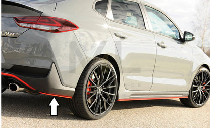 Rieger 00076008 Hyundai Rear Side Splitter (i30 N-Performance & i30 N) 6 | ML Performance EU Car Parts