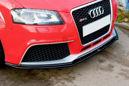 Maxton Design AU-RS3-8P-FD1T Front Splitter V.1 Audi RS3 8P | ML Performance EU Car Parts