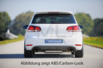 Rieger 00088022 VW Mk6 Golf Rear Diffuser (GTI & GTD) 4 | ML Performance EU Car Parts