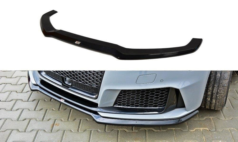 Maxton Design AU-RS3-8V-FD1T Front Splitter V.1 Audi RS3 8V Sportback | ML Performance UK Car Parts