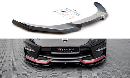 Maxton Design NI-370Z-NISMO-FD3T Front Splitter V.3 Nissan 370Z Nismo Facelift | ML Performance EU Car Parts