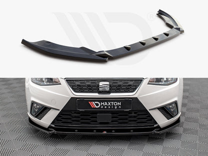 Maxton Design SE-IB-5-FD2T Front Splitter V.2 Seat Ibiza MK5 (2017-2021) | ML Performance UK Car Parts