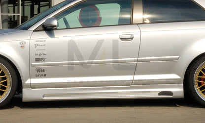 Rieger 00056726 Audi 8P A3 Side Skirt 1 | ML Performance EU Car Parts