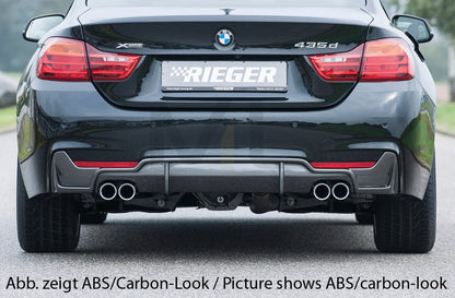 Rieger 00053480 BMW 4 Series F32 F33 F36 Rear Diffuser 2 | ML Performance EU Car Parts