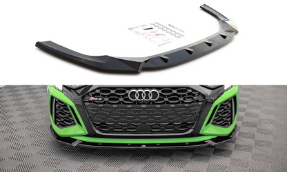 Maxton Design AU-RS3-8Y-S-FD1T Front Splitter V.1 Audi RS3 8Y | ML Performance UK Car Parts