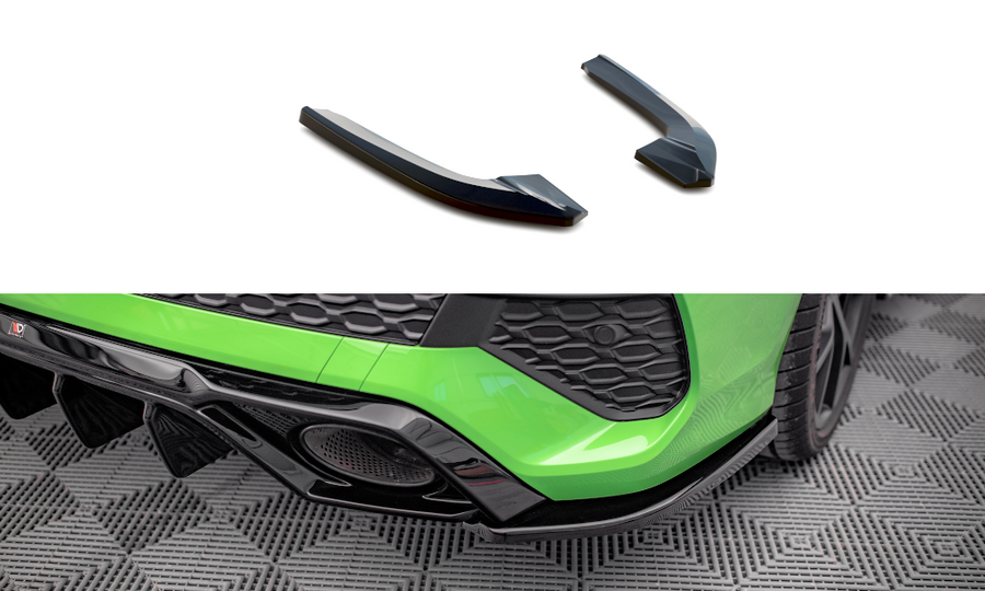 Maxton Design AU-RS3-8Y-S-RSD1T Rear Side Splitters Audi RS3 Sedan 8Y | ML Performance UK Car Parts