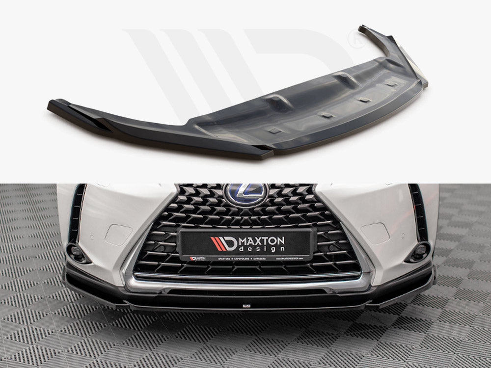 Maxton Design LE-UX-1-FD1T Front Splitter Lexus Ux MK1 (2018-) | ML Performance UK Car Parts