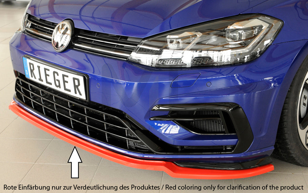 Rieger 00059581 VW Mk7 Mk7-Line Golf R Front Splitter 1 | ML Performance EU Car Parts