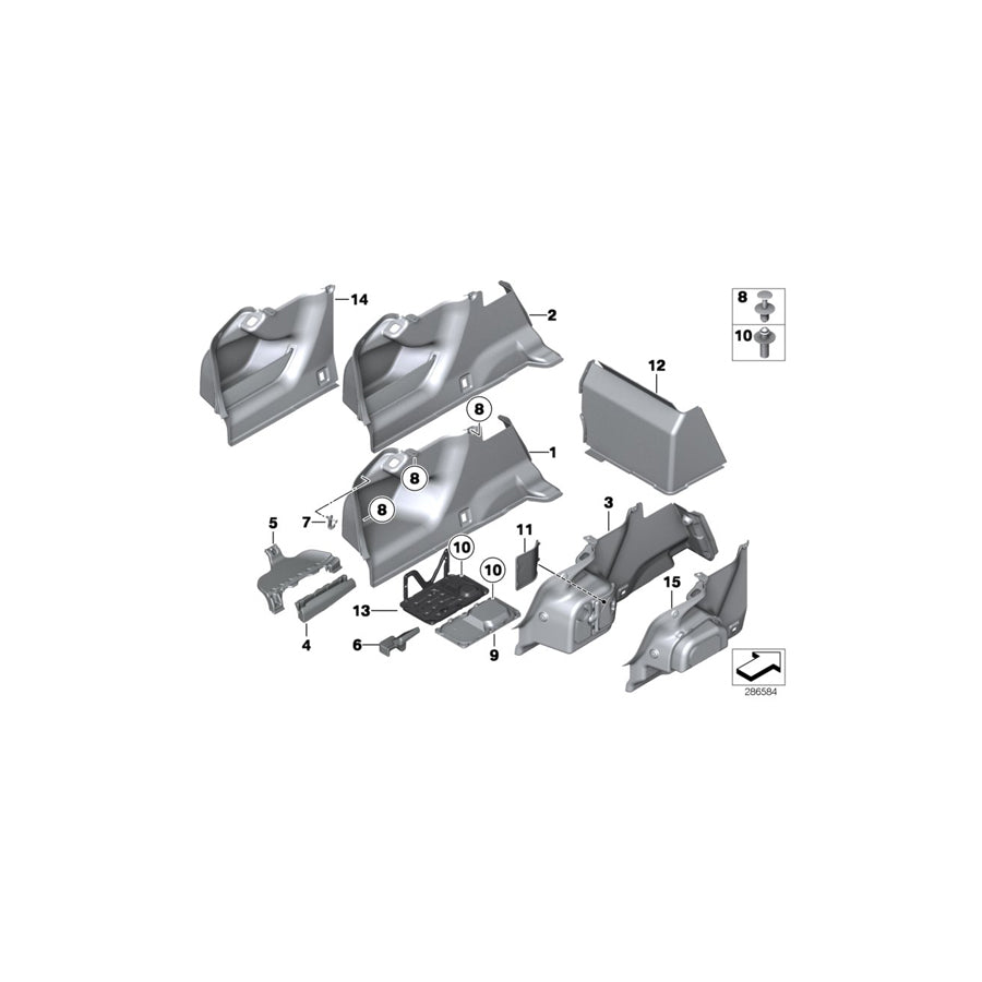 Genuine BMW 51717276422 F10 Battery Tray (Inc. Hybrid 5) | ML Performance EU