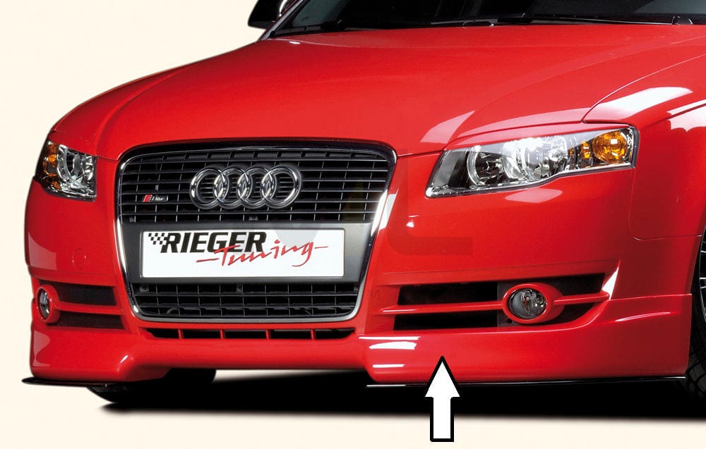 Rieger 00055220 Audi 8H 8E B7 A4 Front Splitter 1 | ML Performance EU Car Parts