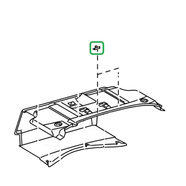 Genuine Lexus 64725-30190 GS Phase 3 Boot Trim Hook