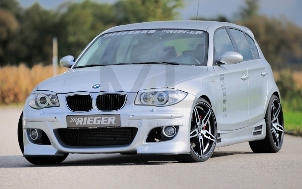 Rieger 00035016 BMW 1 Series E87 Front Bumper 7 | ML Performance EU Car Parts