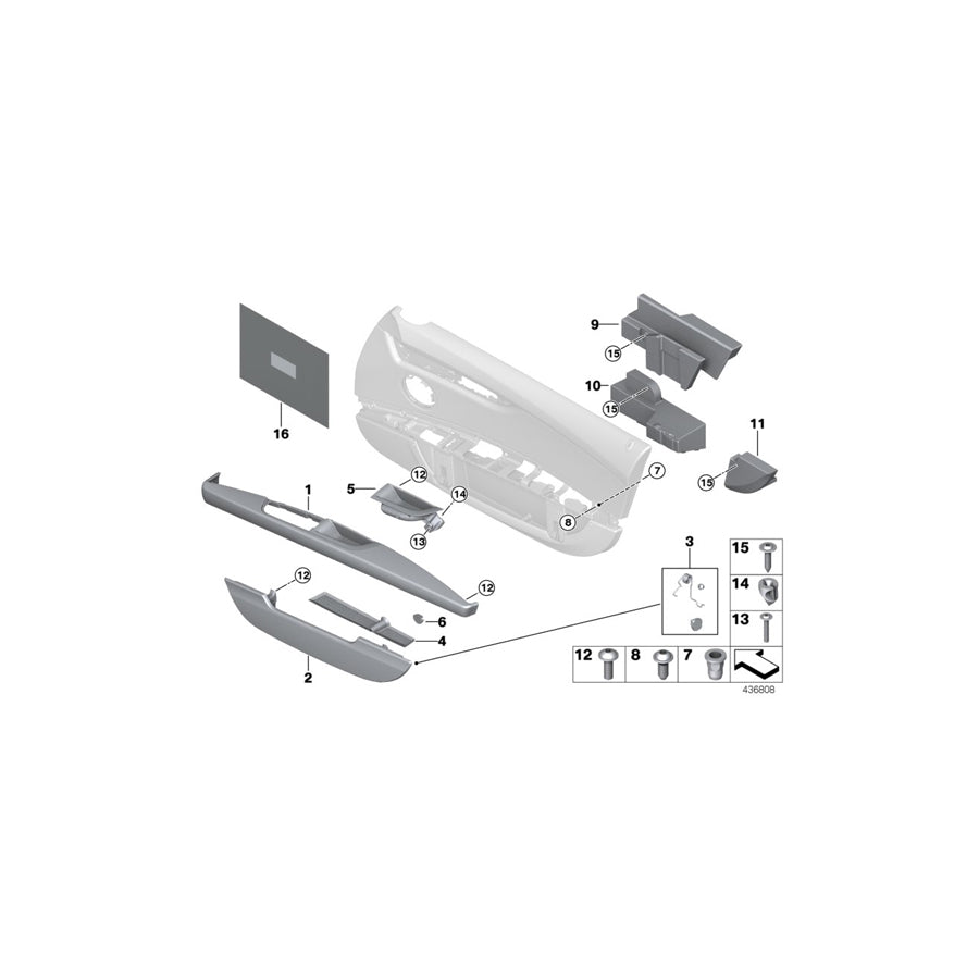 Genuine BMW 51717198293 E89 Crash Pad, Left (Inc. Z4 28i, Z4 20i & Z4 35is) | ML Performance EU
