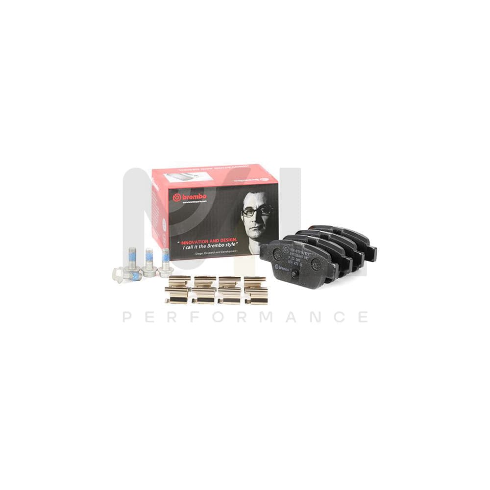 Brembo P 23 080 Brake Pad Set Excl. Wear Warning Contact, With Brake Caliper Screws | ML Performance Car Parts