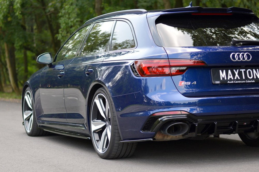 Maxton Design Audi RS4 B9 Avant Rear Side Splitters