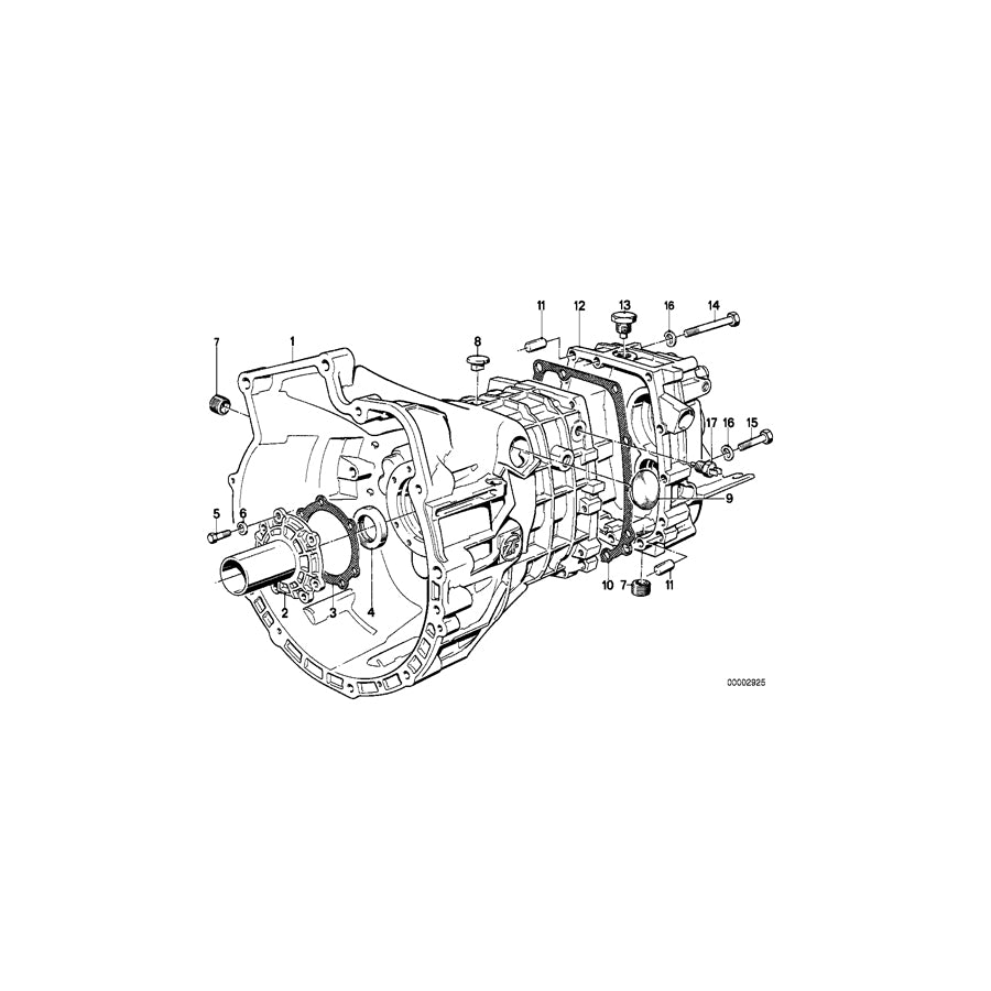 Genuine BMW 23111224691 E34 E28 E30 Transmission Cover (Inc. 518i, 518 & 520i) | ML Performance EU Car Parts