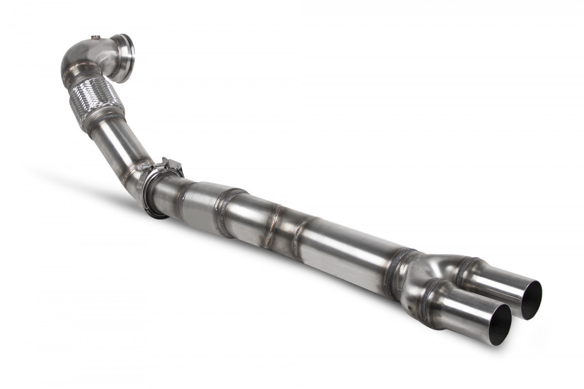 Scorpion SAUX077 Audi TT RS MK2 Downpipe With A High Flow Sports Catalyst | ML Performance EU EU