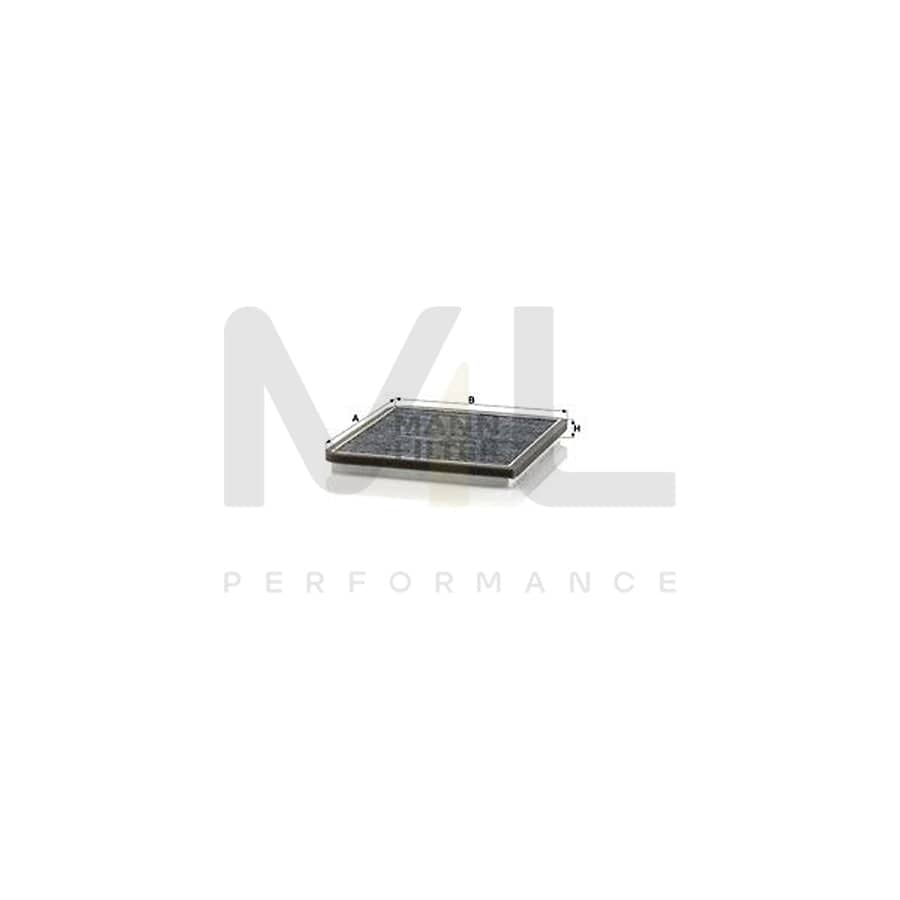 MANN-FILTER CUK 20 010 Pollen filter for CHEVROLET SPARK Activated Carbon Filter | ML Performance Car Parts
