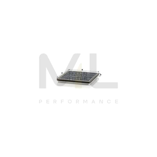 MANN-FILTER CUK 20 010 Pollen filter for CHEVROLET SPARK Activated Carbon Filter | ML Performance Car Parts