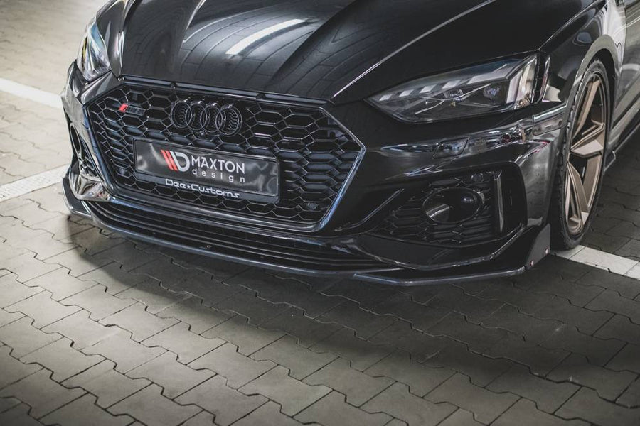 Maxton Design Audi RS5 F5 (Facelift) Front Splitter + Flaps V.1