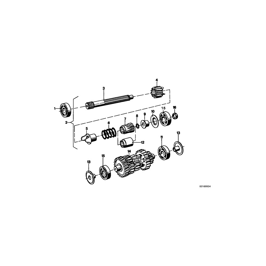 Genuine BMW 23212302327 Drive Shaft D=20MM (Inc. R45/N, R 80 G/S & R45T/N) | ML Performance EU