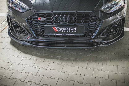 Maxton Design Audi RS5 F5 (Facelift) Front Splitter + Flaps V.1