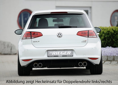 Rieger 00088030 VW Mk7 Golf Rear Diffuser (Inc. GTI, GTI Clubsport) 3 |ML Performance EU Car Parts