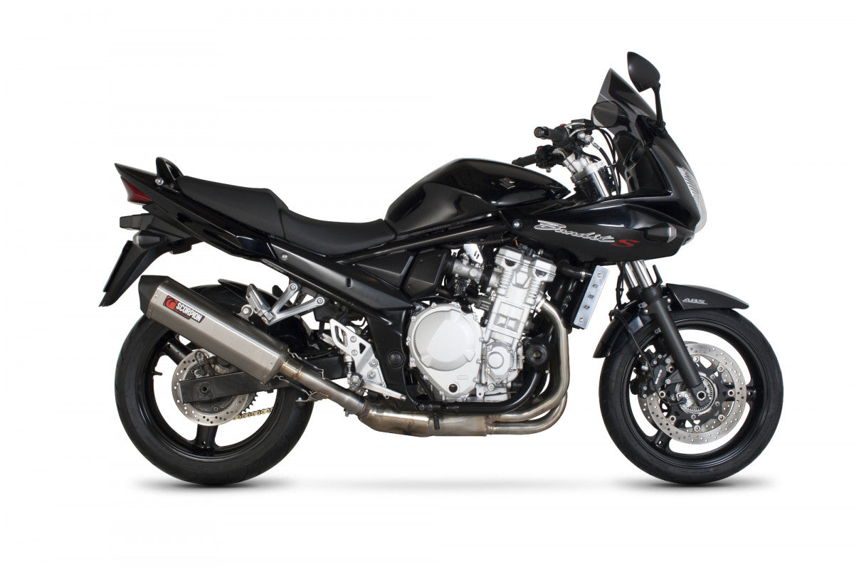Scorpion RSI98SEO Suzuki GSF650 Bandit Serket Parallel Slip-On - Brushed Stainless Steel Sleeve | ML Performance EU EU