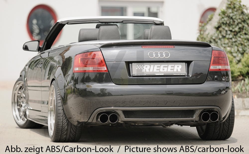 Rieger 00055270 Audi 8H A4 Rear Diffuser 2 | ML Performance EU Car Parts