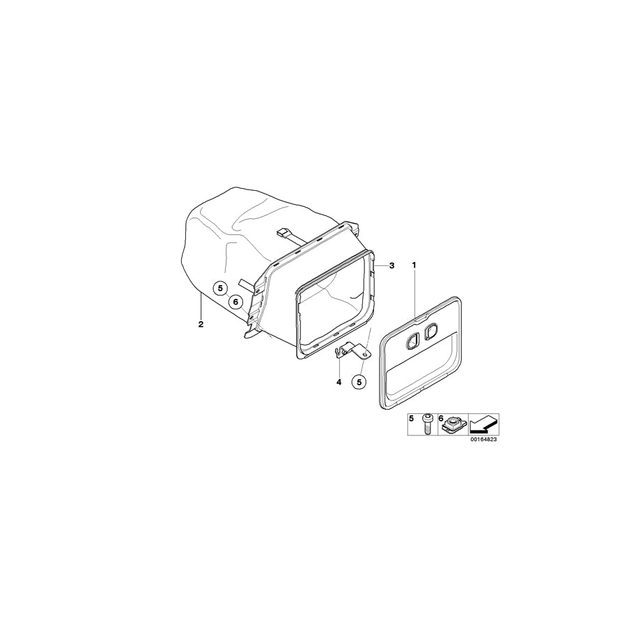 Genuine BMW 52209138016 E88 Bracket For Check Strap (Inc. 120i, 118i & 128i) | ML Performance EU Car Parts