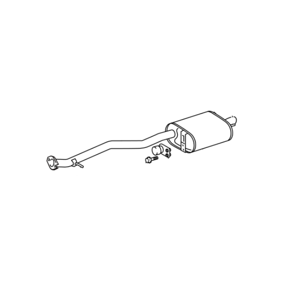 Genuine Lexus 17440-31160 GS Phase 4 N/S Exhaust Back Box