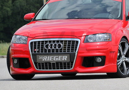 Rieger 00056743 Audi 8P A3 Front Bumper - R-Frame 1 | ML Performance EU Car Parts