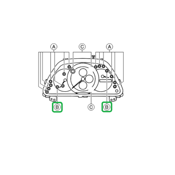 Genuine Lexus 90010-06039 IS Phase 1 Instrument Bulb B