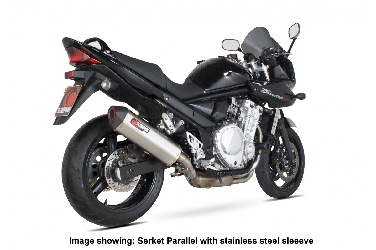 Scorpion RSI98CEO Suzuki GSF650 Bandit Serket Parallel Slip-On - Carbon Fibre Sleeve | ML Performance EU EU