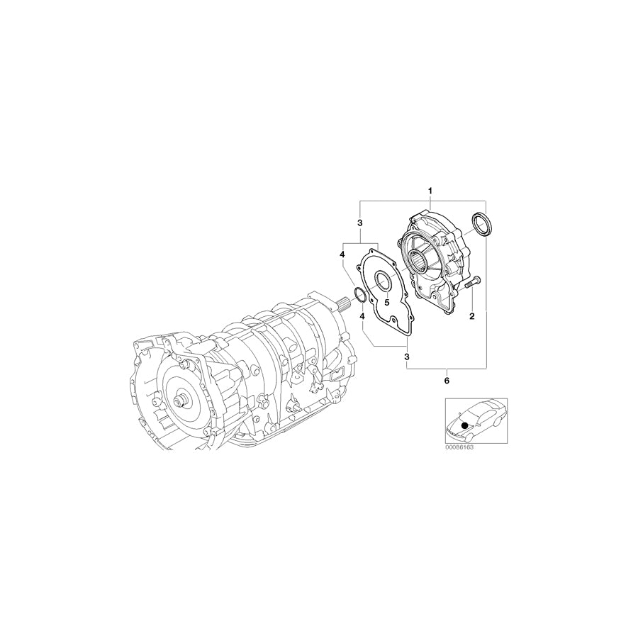 Genuine BMW 24137508904 E53 O-Ring (Inc. X5 3.0d & X5 3.0i) | ML Performance EU