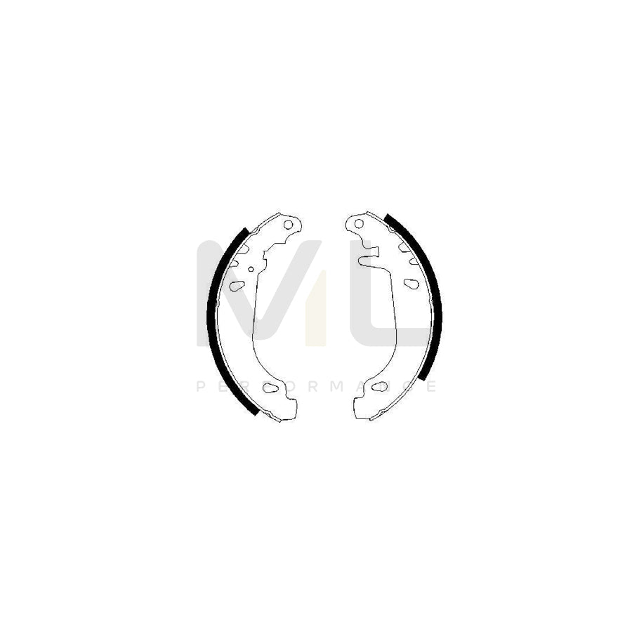 BOSCH 0 986 487 346 Brake Shoe Set | ML Performance Car Parts