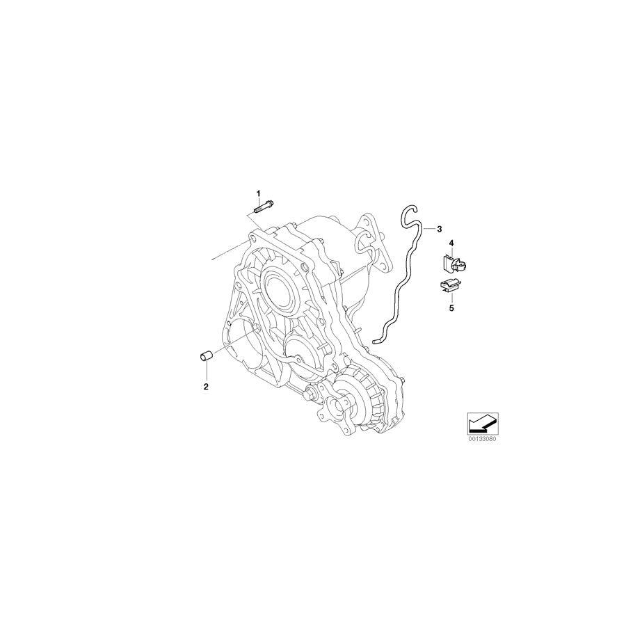 Genuine BMW 27103449008 E83 E53 Clip Chrome-free CR(VI) (Inc. X5 4.4i, 330xd & X5 4.8is) | ML Performance EU