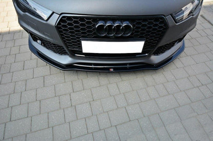 Maxton Design Audi RS7 C7 FL Front Splitter V.1