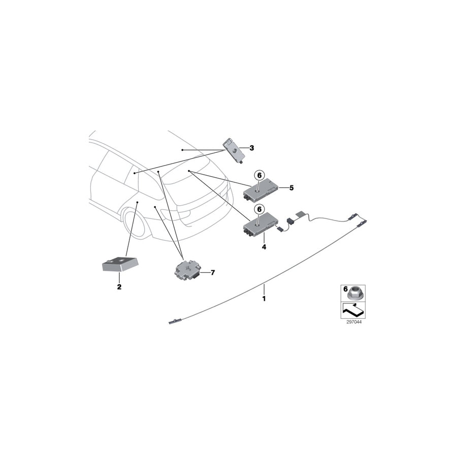 Genuine BMW 65209229043 Trap Circuit (Inc. 335dX, 318i & 340iX) | ML Performance EU
