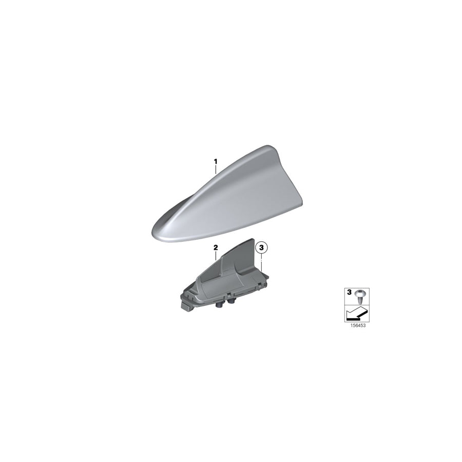 Genuine BMW 65209226894 I12 Roof Antenna (Inc. 320i, M3 & 118dX) | ML Performance EU