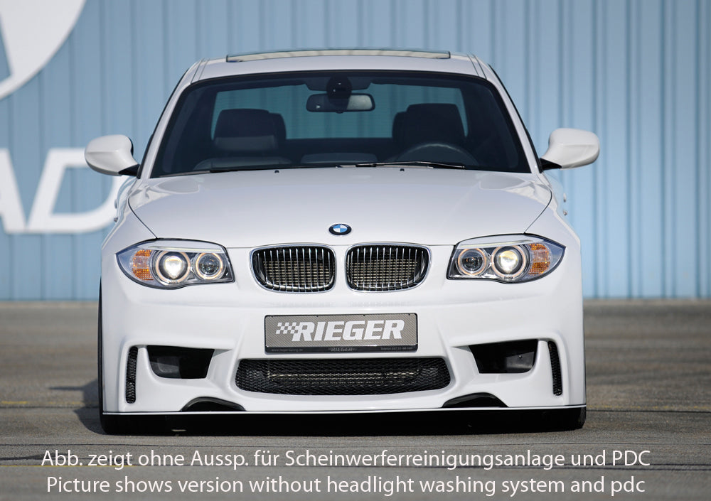 Rieger 00035043 BMW E81 E82 E87 E88 Front Bumper 6 |ML Performance EU Car Parts